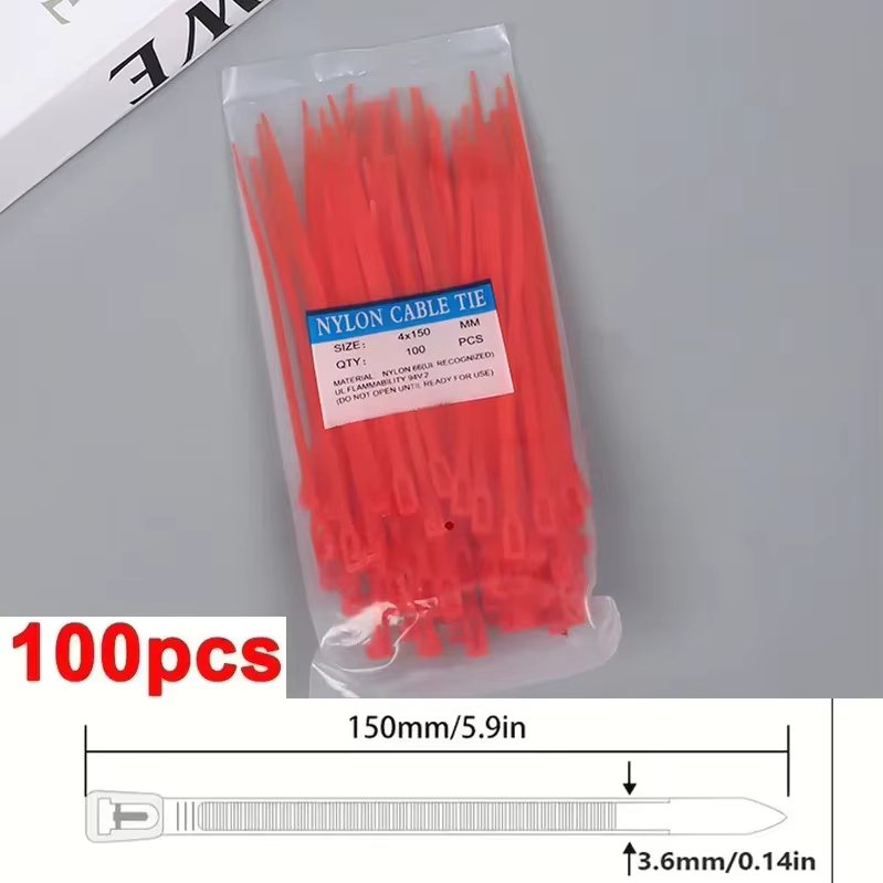 100pcs Red