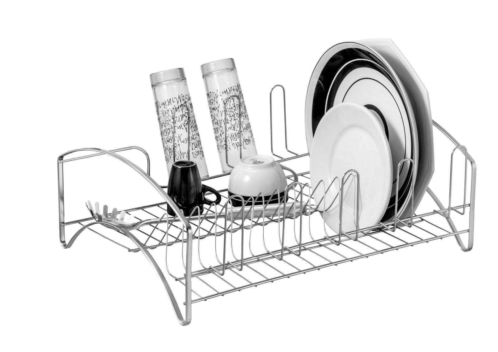 Laminated Dinnerware Drainer 16 Dishes 08 Glasses Kitchen Organization Dryer