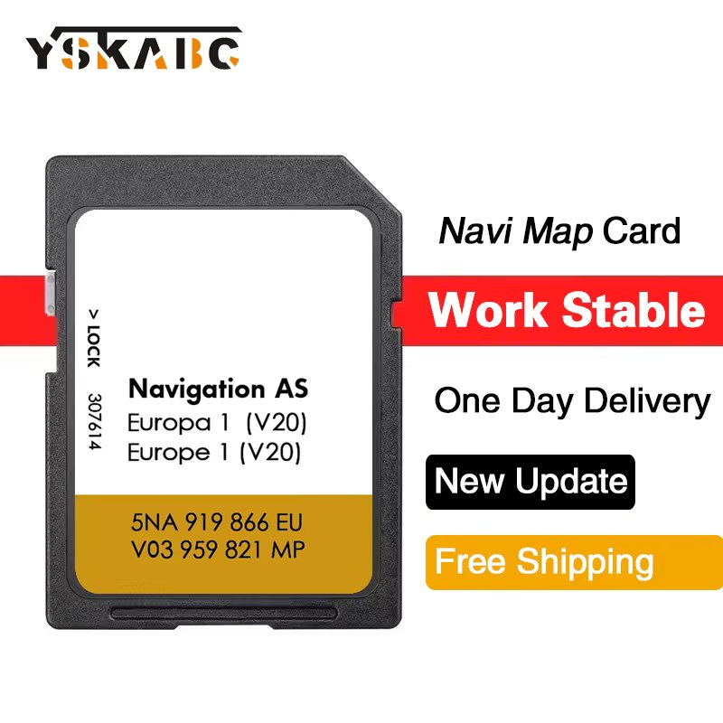 5NA919866EU Speicherkarte SD Card Europa V20 Navigations system 2025 Update Navi New for Discover Media System AS
