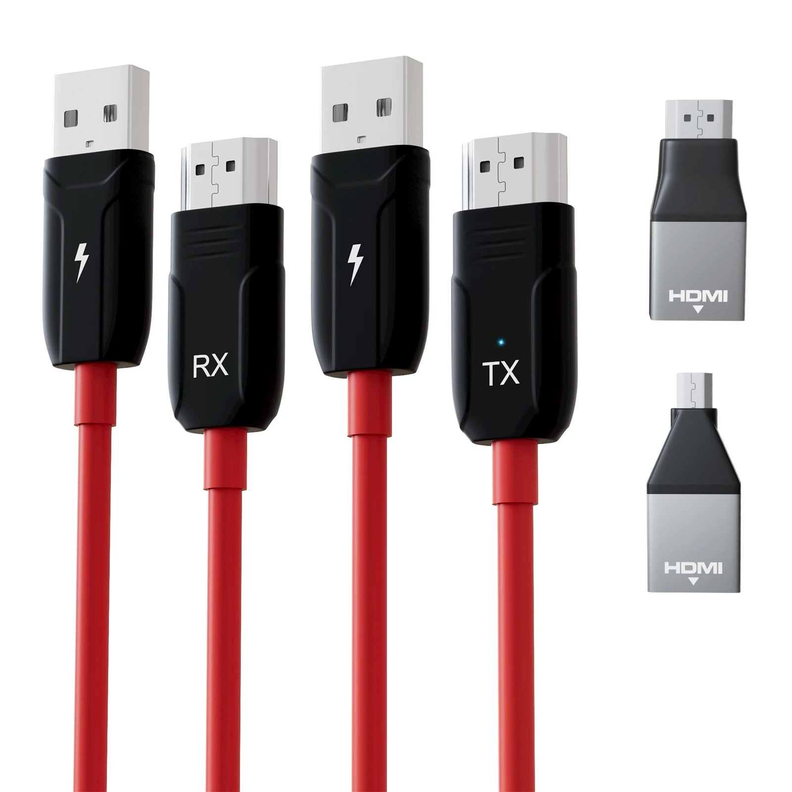 Wireless HDMI Transmitter and Receiver Cable 1080P Video/Audio 5G HDMI Wireless Extender for Laptop/Camera/Phone/Projector/TV