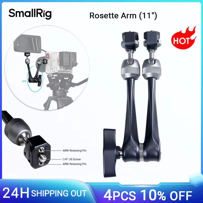 SmallRig 11 inches Rosette Arm 360° Adjustable Magic Arm For DSLR Monitor LED Light Camera Accessories Up To 3kg Of Load