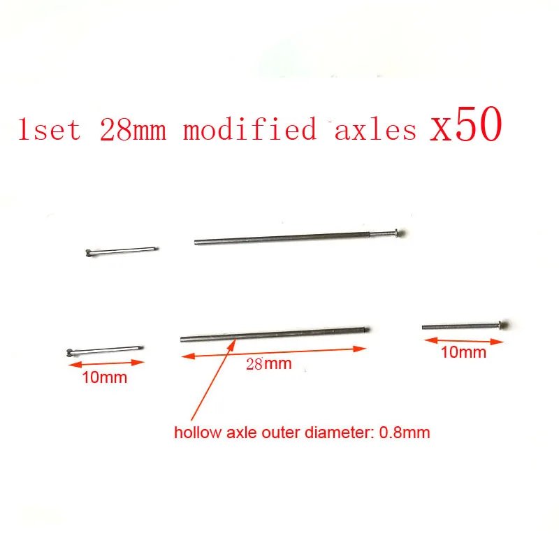 50 sets 28mm axles