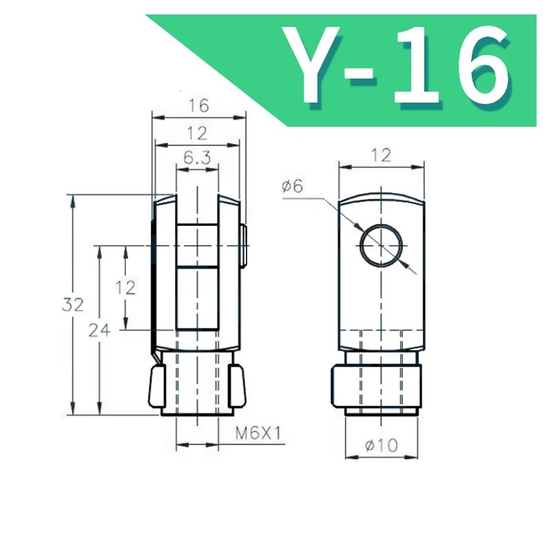 Y-16(M6X1)