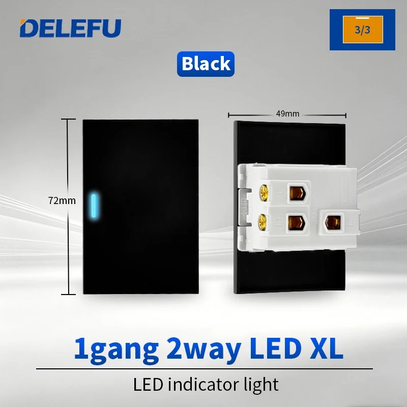 1gang 2way LED XL