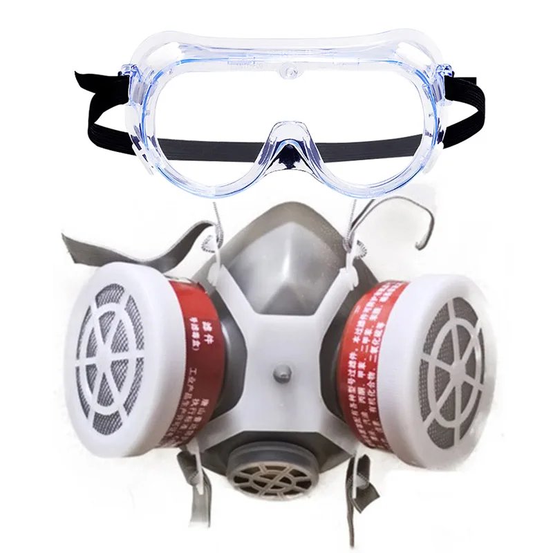mask with goggles