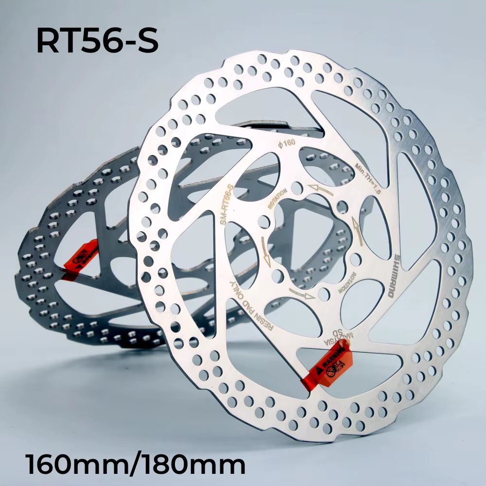ZEROING RT56-S 6 Bolt Brake Disc Mtb Road Bike Folding Bicycle Rotor 160mm 180mm Efficient Cooling Stainless Steel Disc Malaysia