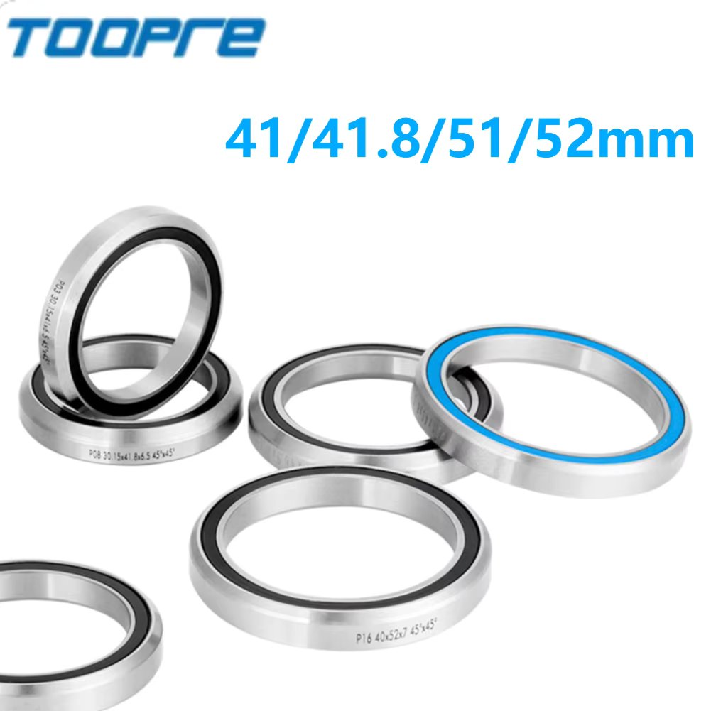 TOOPRE Bike Headset Bearings Steel 41-52mm Bicycle Headset Repair Bearings Wear Resistance Waterproof Replacement Bike Accessory