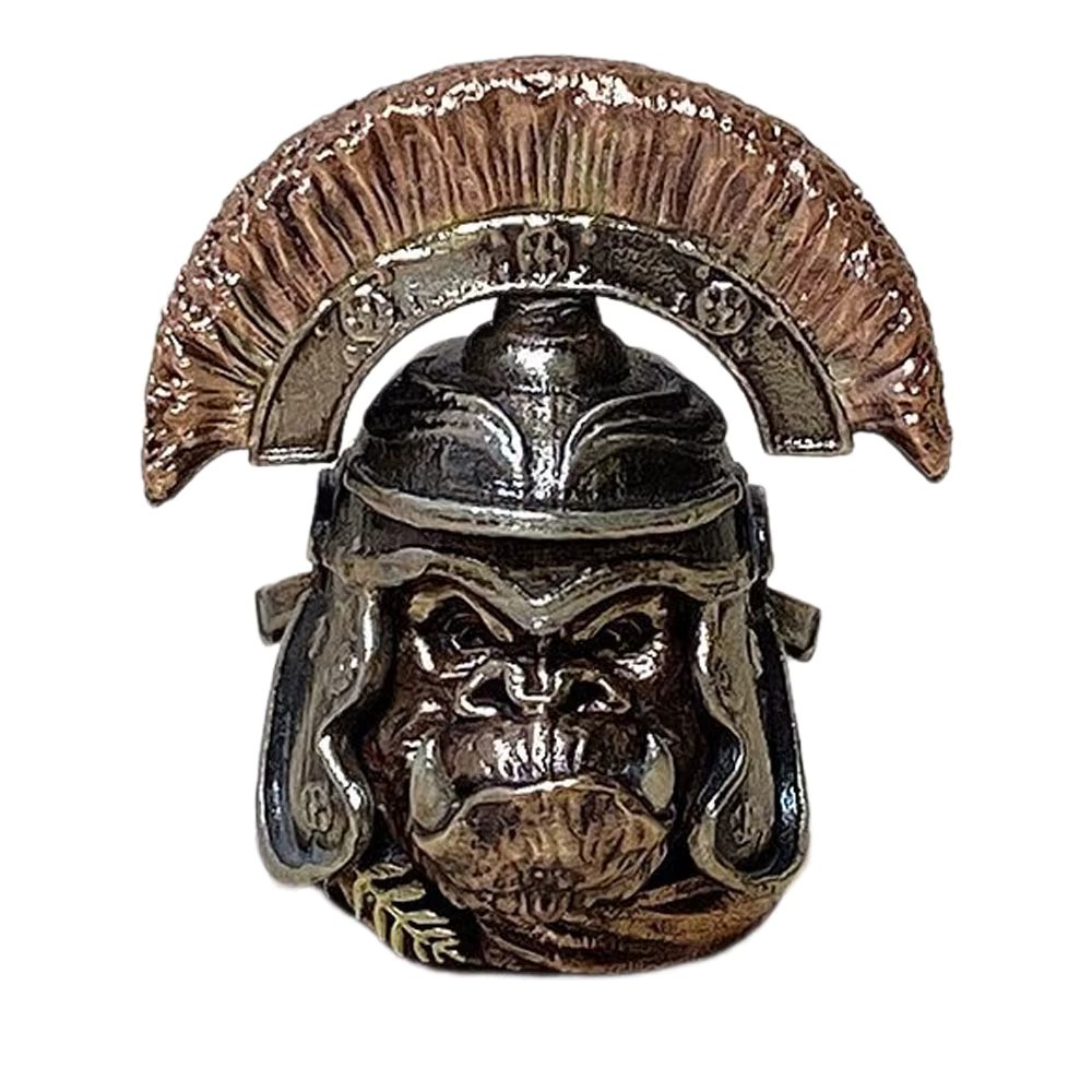 White Brass Copper Centurion Gorilla Knife Beads EDC Wear Paracord Tools Lanyard Pendants Key Rings Zipper DIY Accessories