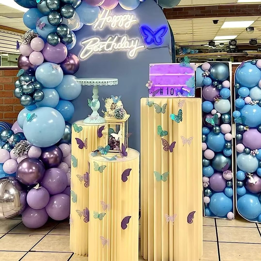 Cylindrical Dessert Table Cake Stand Creative DIY Home Ornaments Ramadan Decoration Birthday Party Baby Shower Wedding Decor