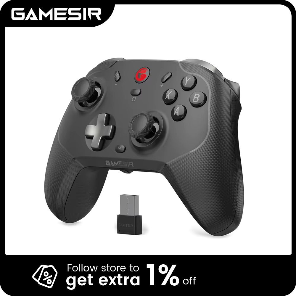 GameSir T4 Cyclone Pro Wireless Switch Controller Bluetooth Gamepad with Hall Effect for Nintendo Switch iPhone Android Phone