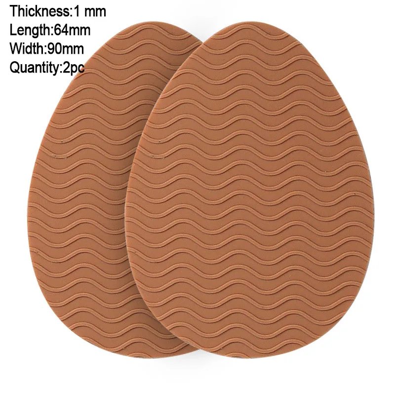 Rubber Forefoot Pads Men Women Shoes Soles Protector Anti-slip Repair Outsoles Self-adhesive Sticker High Heel Care Bottom Patch