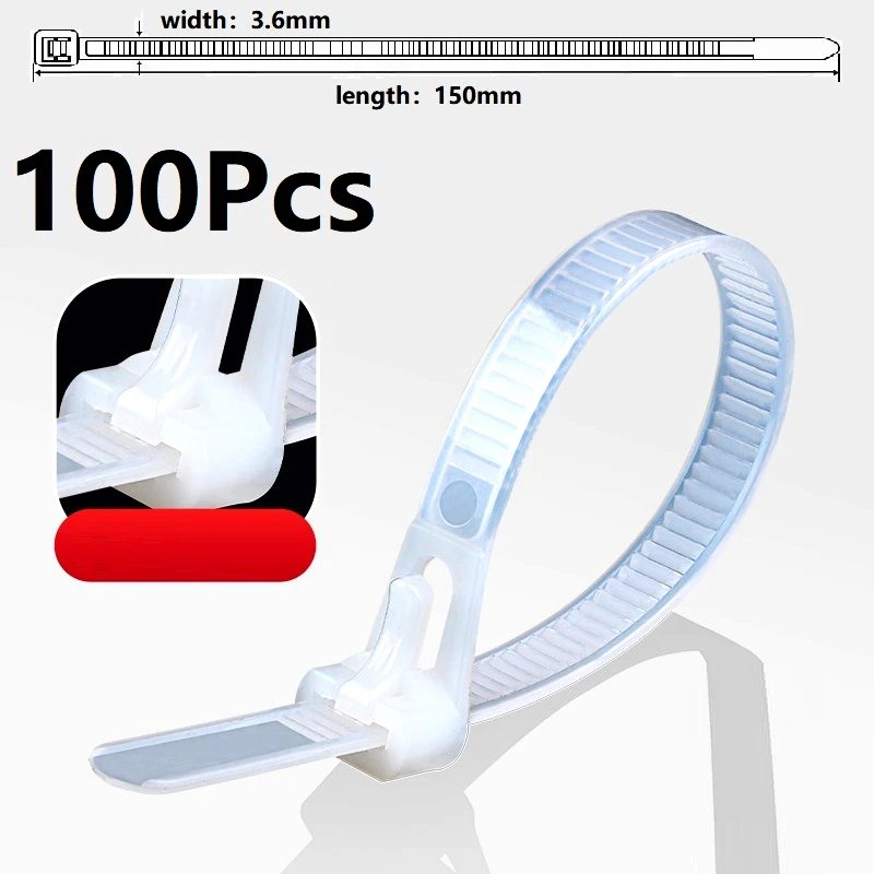 100pcs white