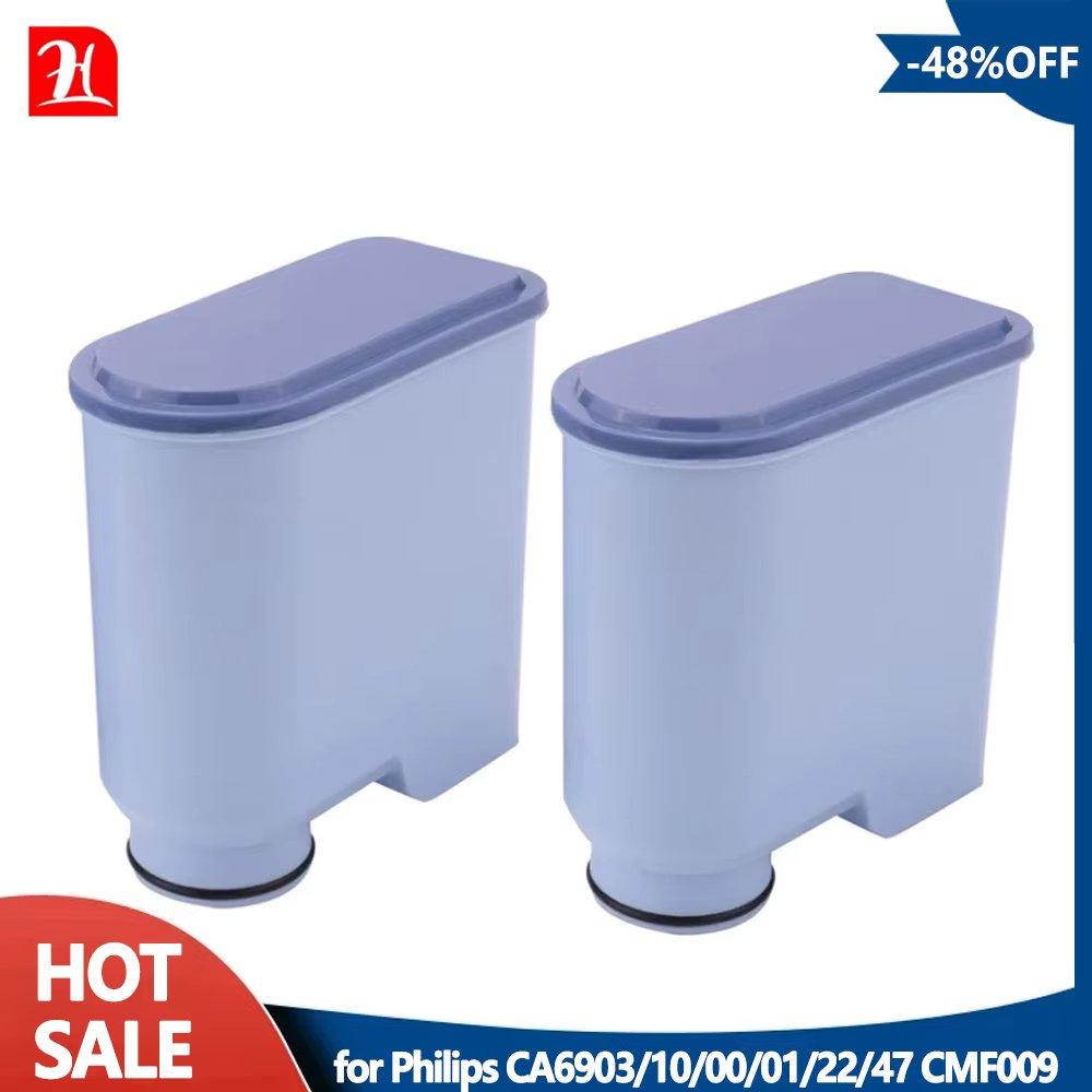 2 Sets CMF009 Coffee Machine Water Filter Replacement for Philips Saeco AquaClean Filters Descaling CA6903/10/00/01/22/47 CMF009