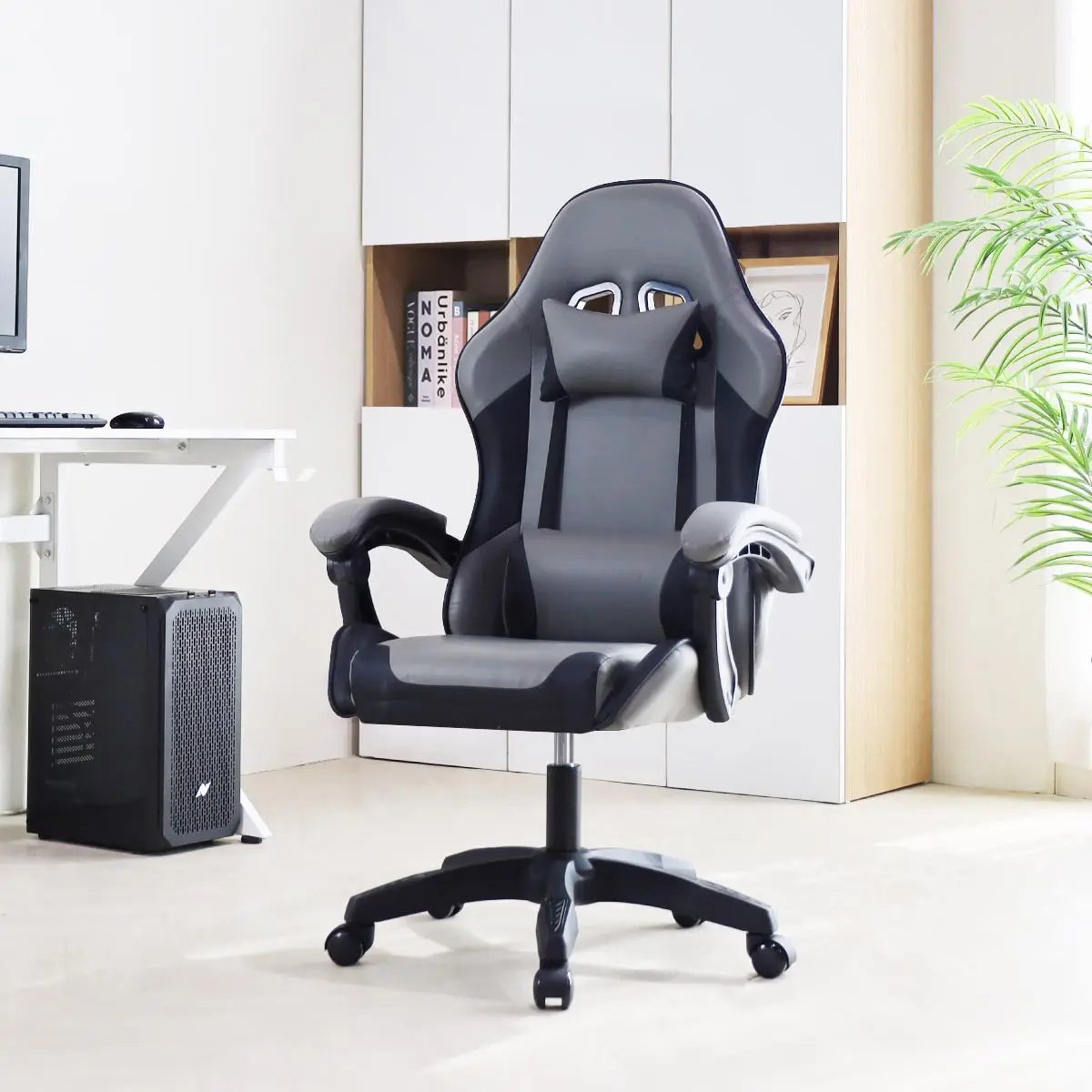 Gray (Footrest X)+Square Cushion
