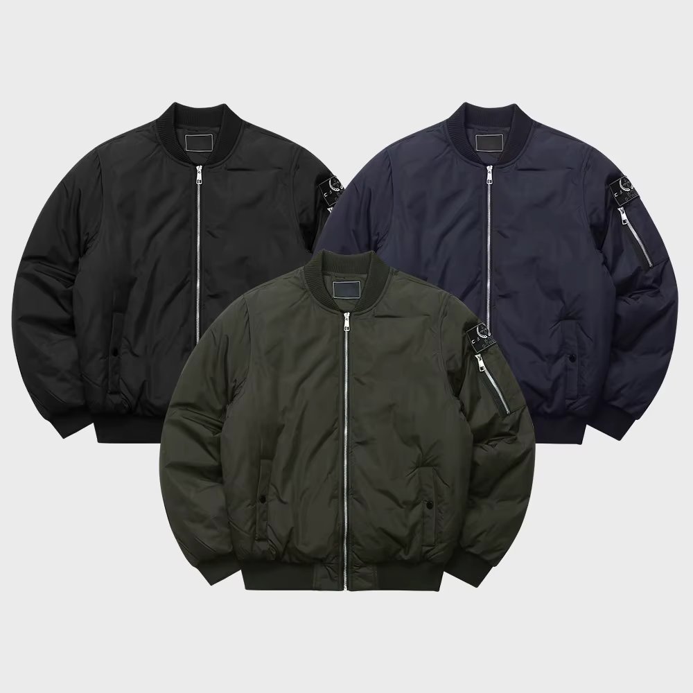 Winter Men's Night Padded jumpers Air jumpers overfitting Blue Bell winter winter clothing big size padded MA-1 windproof