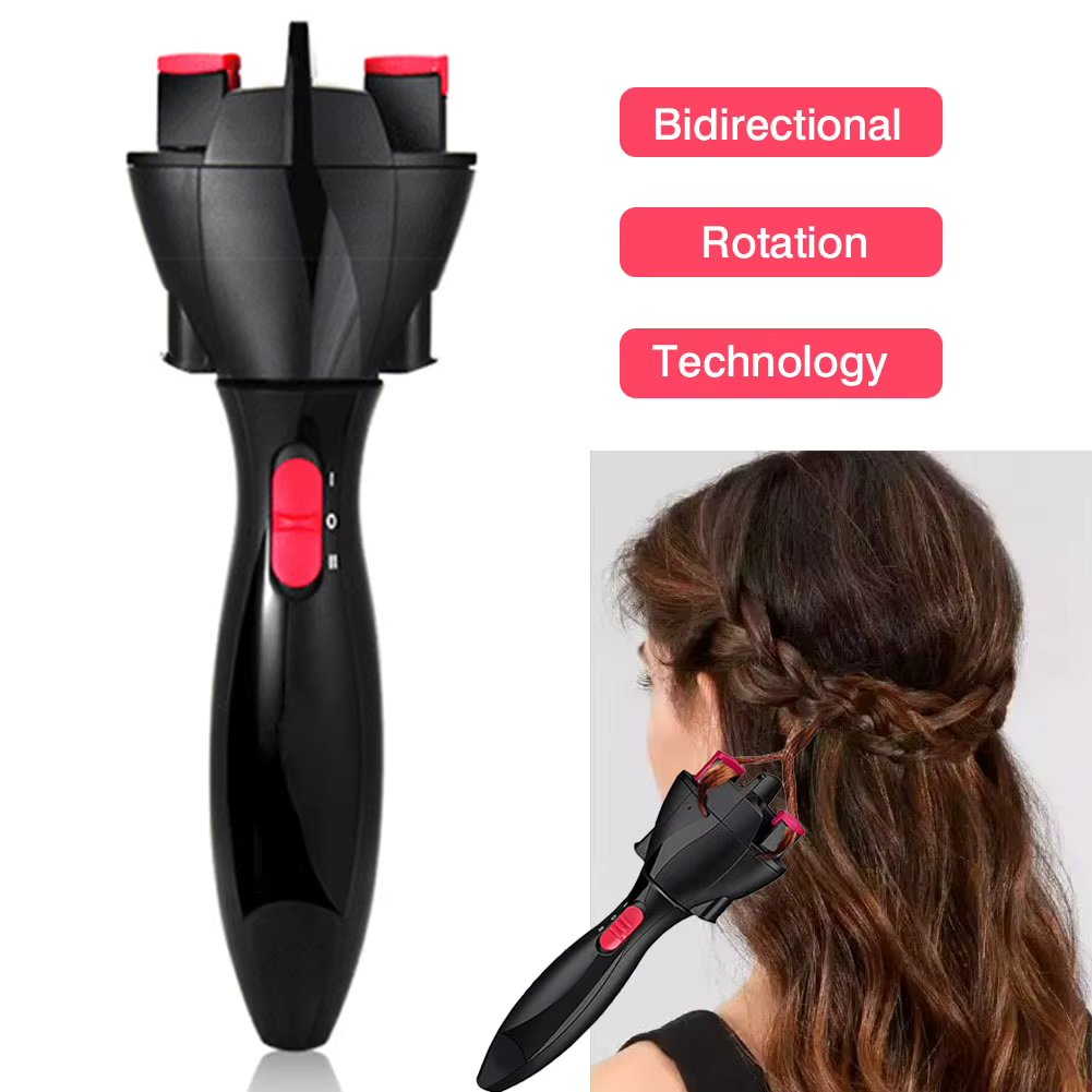 Automatic Hair Braider Electric Hair Braider Automatic Twist Braider Knitting Machine DIY Twister Styler Hair Styling Tool