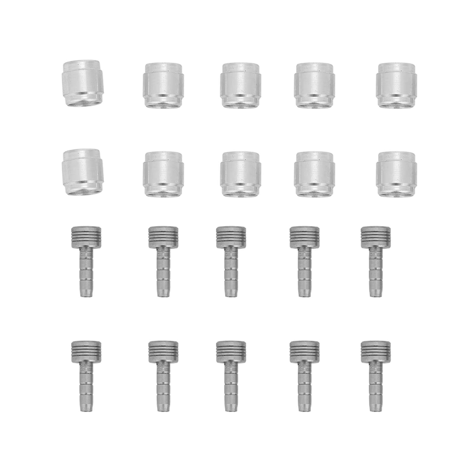 10-Piece Hydraulic Disc Brake Hose Olive Connector Set - Insert for Hydraulic Brake Hoses