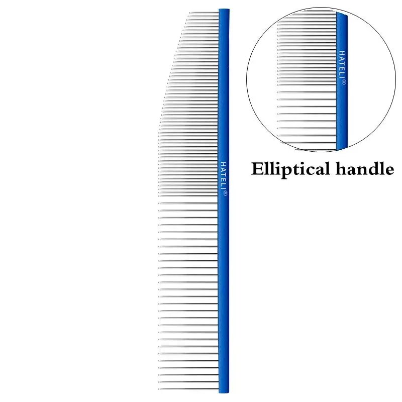 Blue oval handle