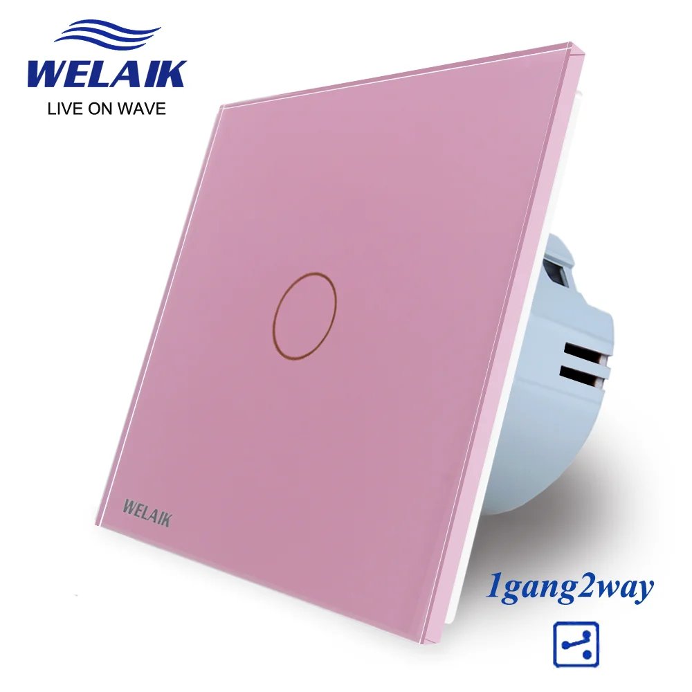 1Gang 2Way Pink 1PC