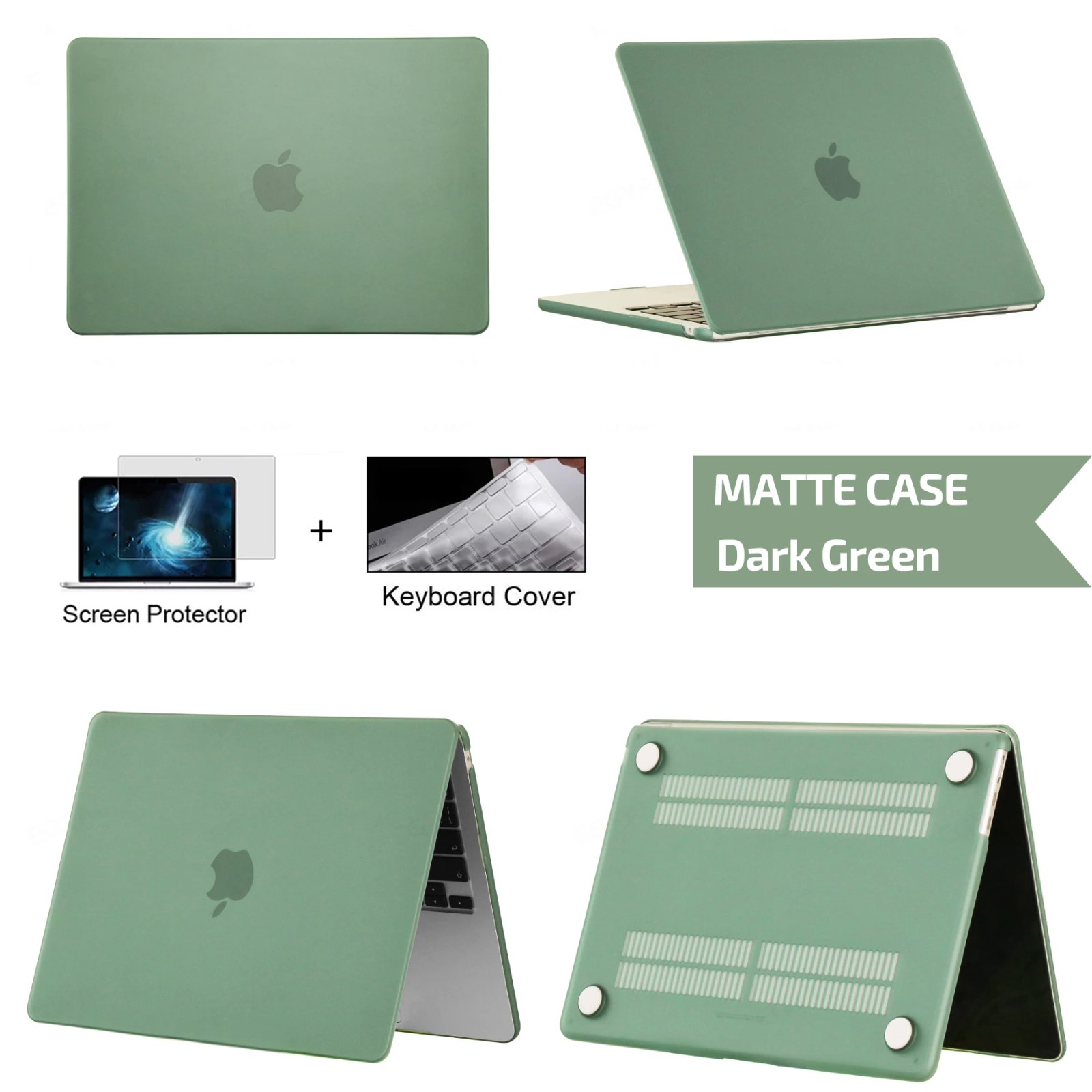 Matte dark green