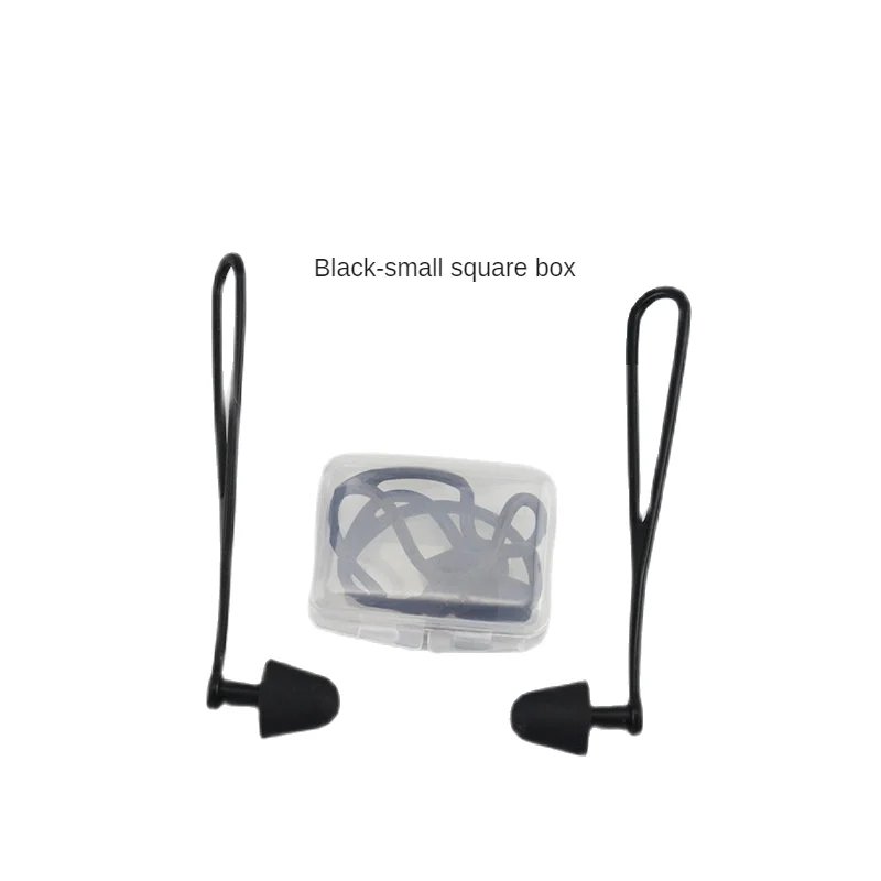Swimming Reusable Hearing Protection Noise Reduction Earplugs Earmuff Silicone Corded Ear Plugs Ears Protector Swim Accessories