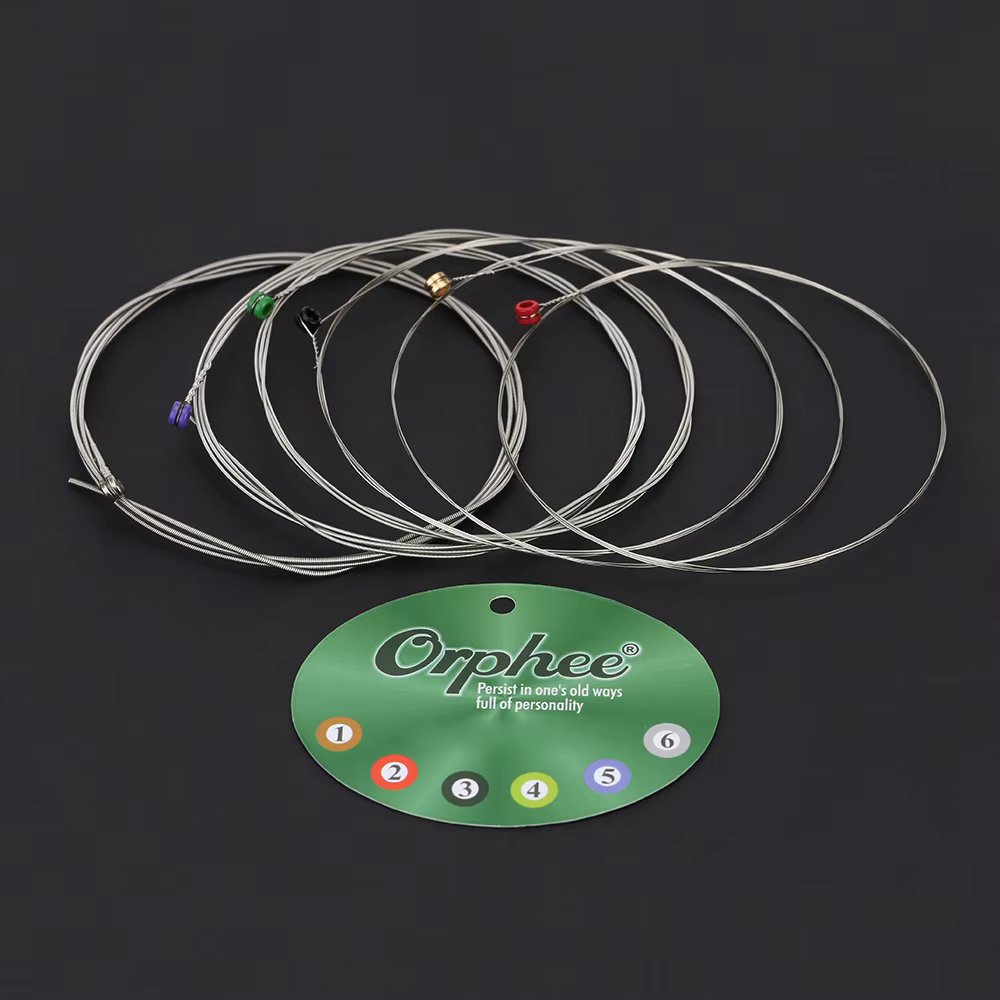 1 Sets Orphee RX15 Electric Guitar String Set (.009-.042)  Nickel Alloy Super Light Tension for Guitar Accessories guitar parts