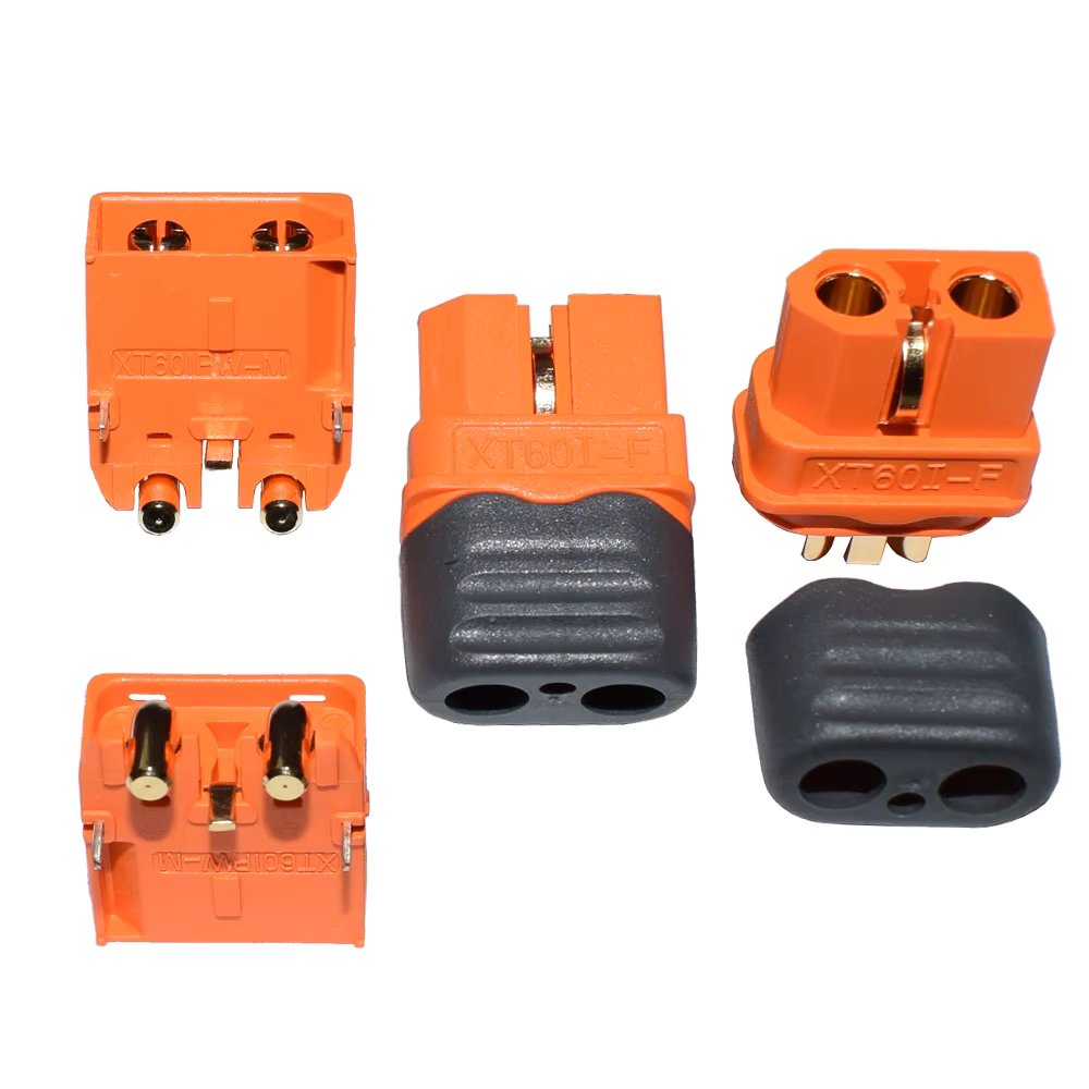 XT60i-f Amass xt60i series with signal 2 + 1 high current gold-plated aviation plug male female connector XT60IE-M XT60I-F