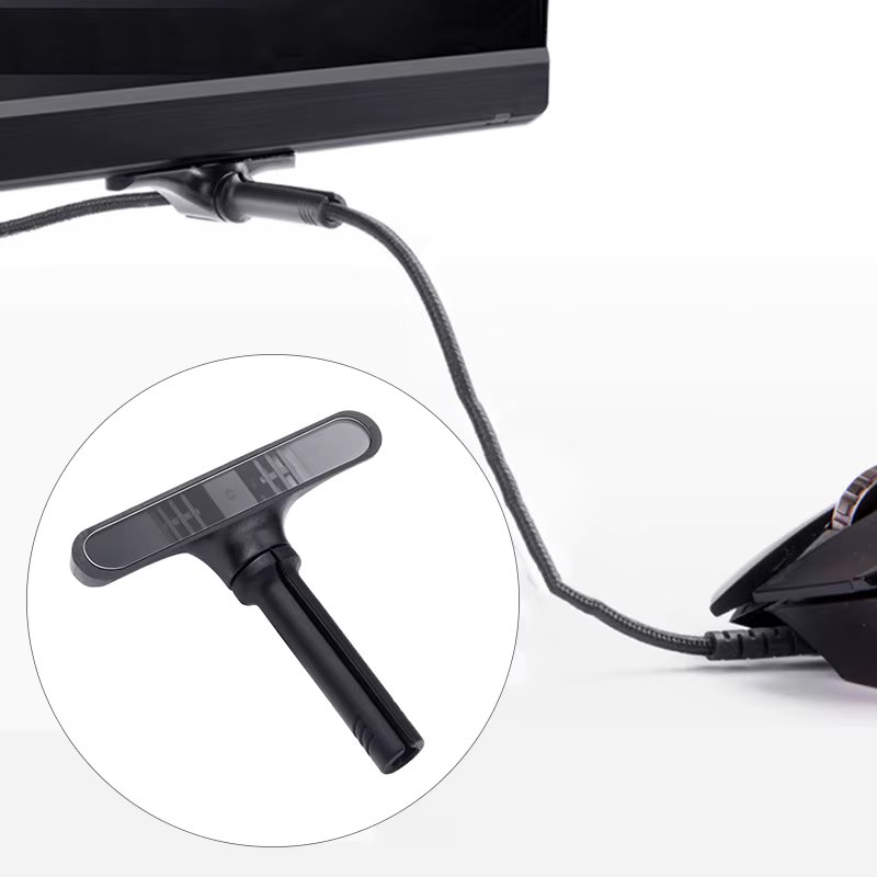 Mouse Bungee Wire Holder Gaming Cord Clip Management Fixer Screen Stick Line Fixing Clipper