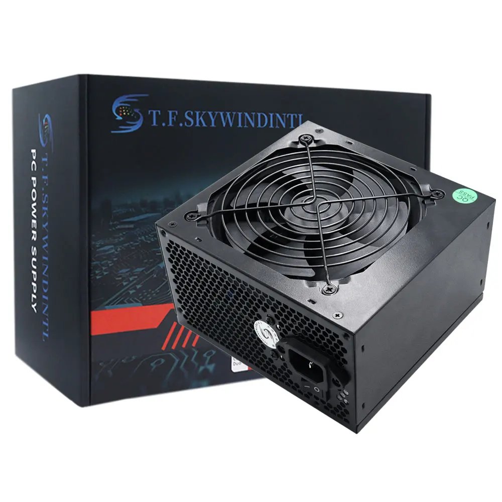 Fonte 850W PC PSU Power Supply Unit Black Gaming Quiet 120mm Fan 24pin 12V ATX Desktop Computer Power Supply for BTC