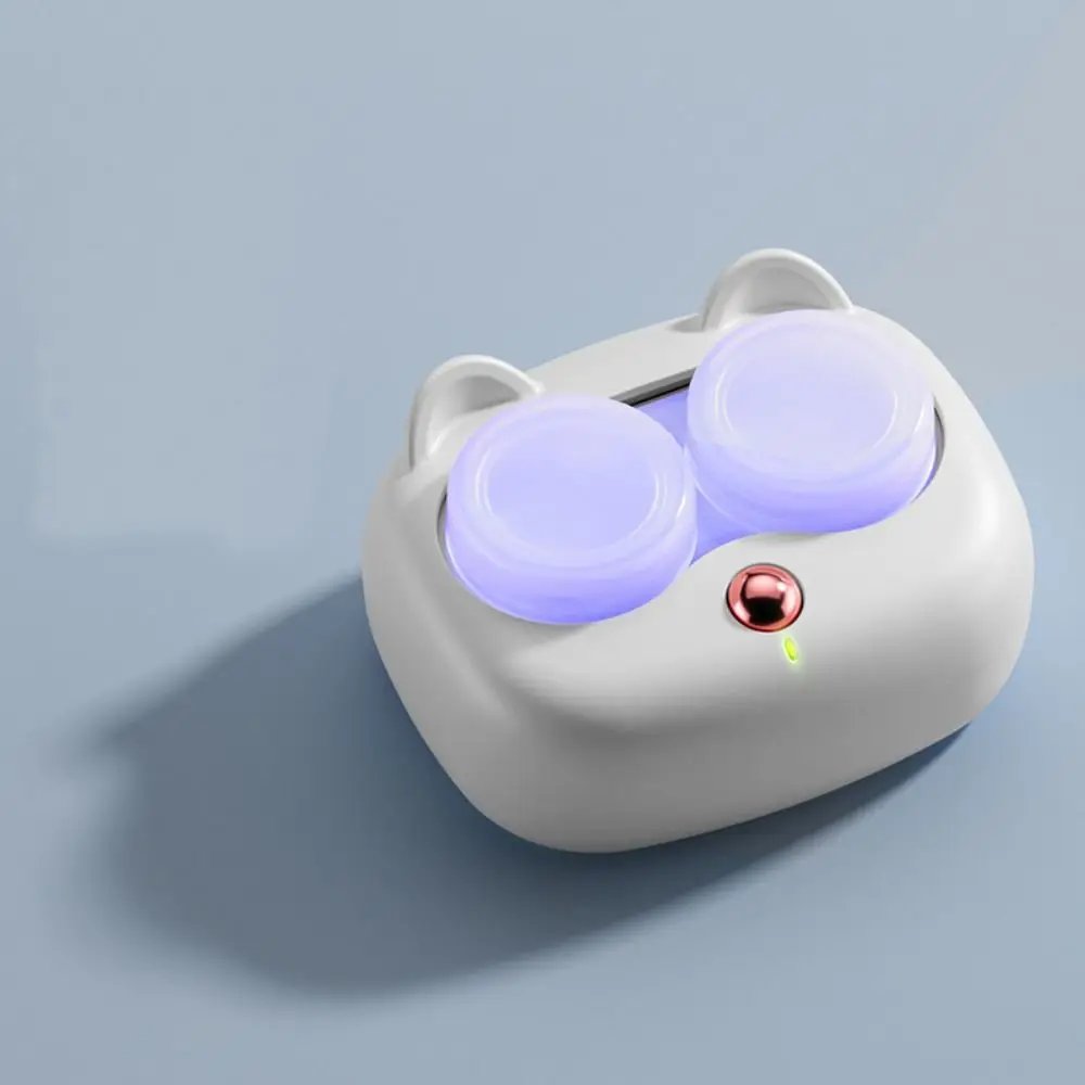 Ultrasonic Contact Lenses Cleaner Fully Automatic Remove Tear Protein Cleaning Machine with Removable Box Portable