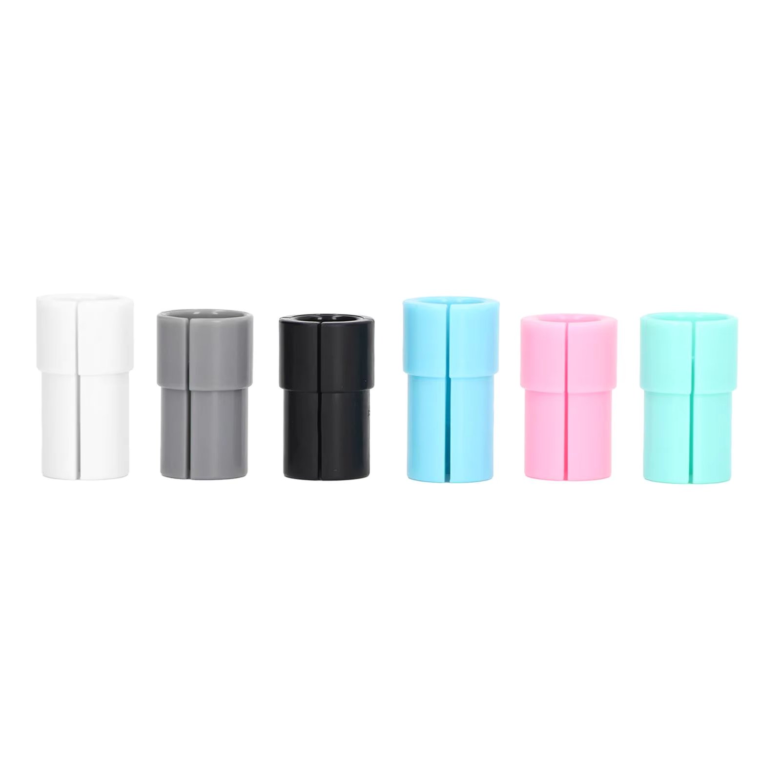6pcs Pen Adapter Set for sharpie & for cricut for explore Air for maker - Black, White, Gray, Pink, Green, Blue