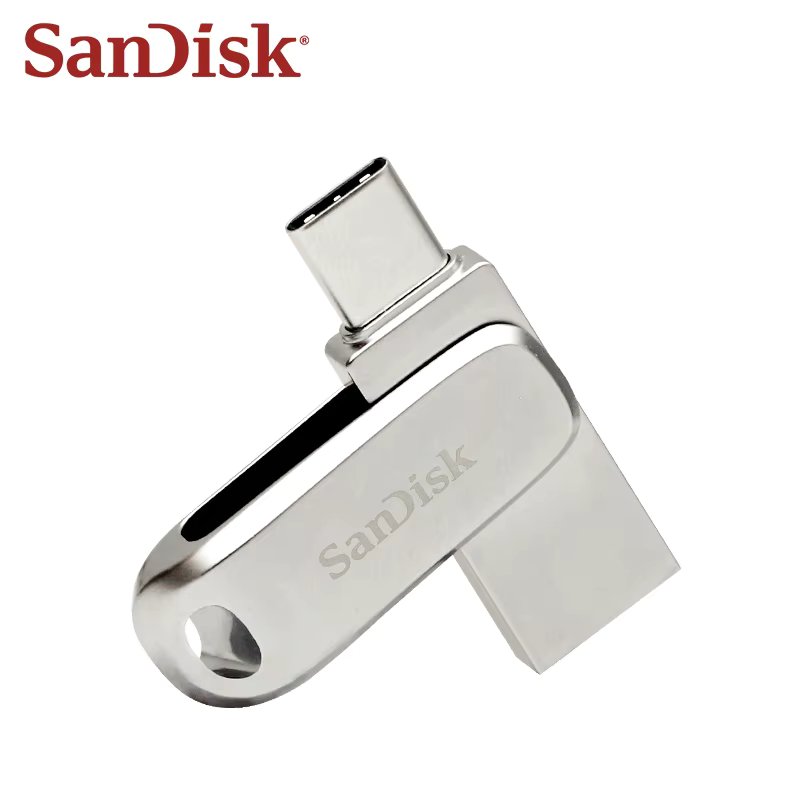 SanDisk Ultra Dual Drive USB Type-C Flash Drive for iPhone 15 OTG USB 3.2 Pen Drive 32GB 64GB 128GB 256GB 512GB 1TB Metal U Disk