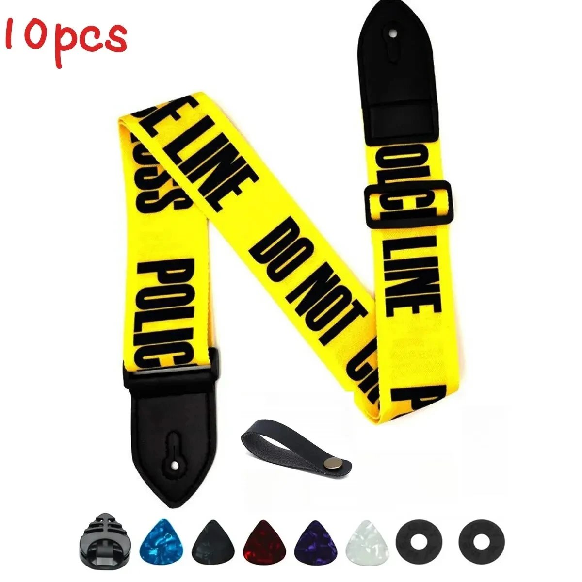 10PCS Yellow Strap
