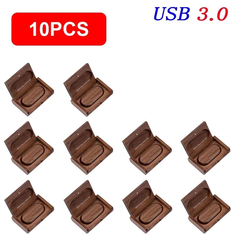 10PCS-LOT-Walnut