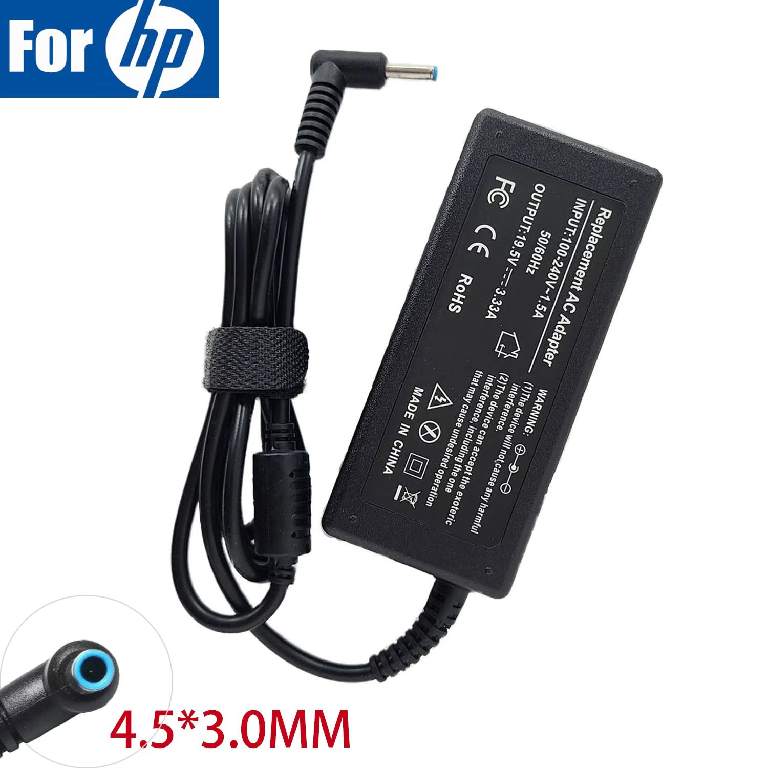 New 65W 19.5V AC Power Adapter Laptop Charger for HP Pavilion 3168NGW RMN TPN-Q188