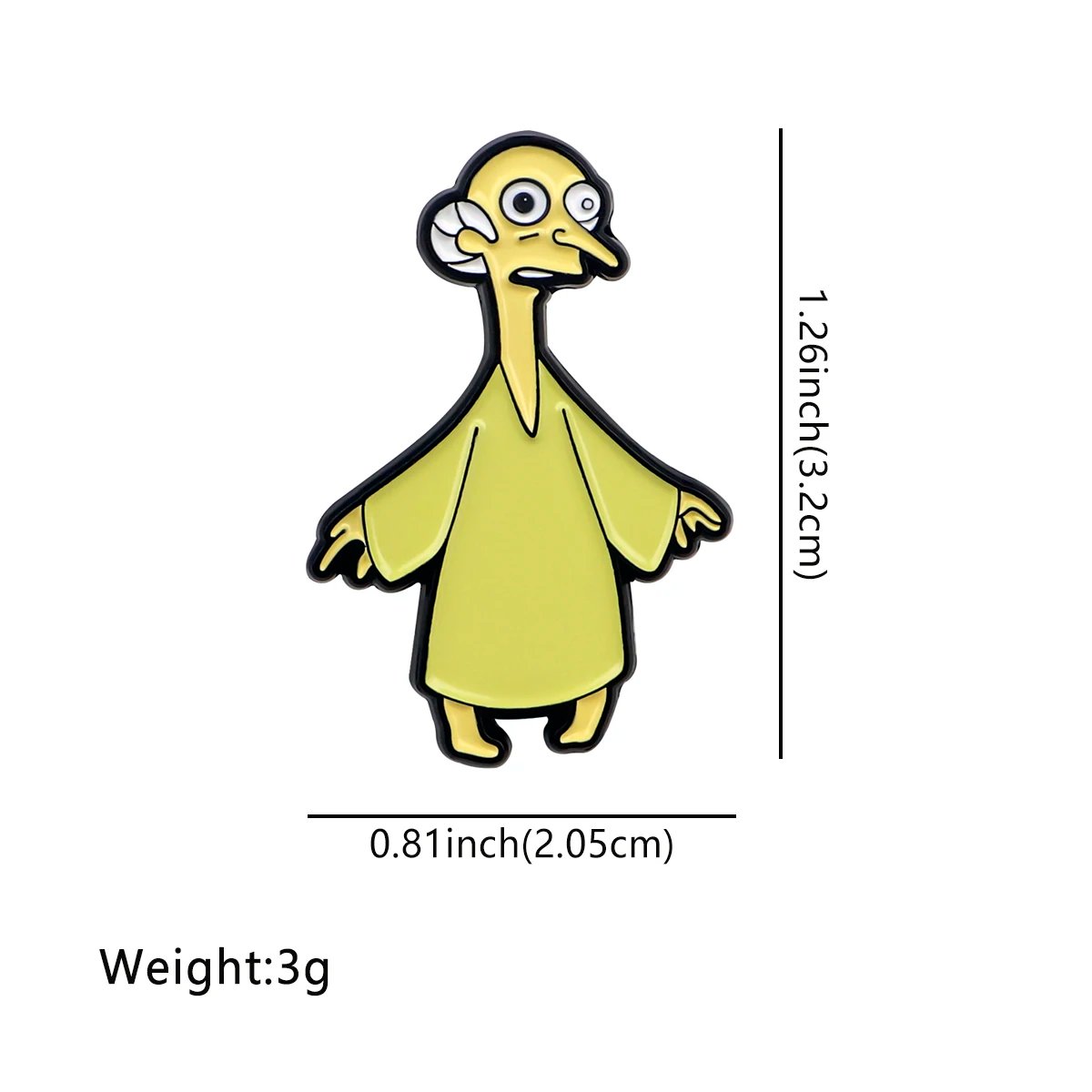 Cartoon TV Man Briefcase Badges Lapel Pins for Backpack Brooch for Clothes Enamel Pin Fashion Jewelry Decorations