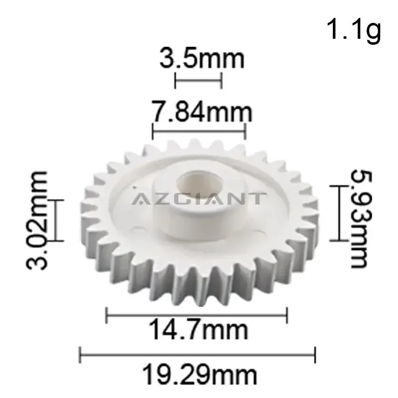 1pc plastic gear