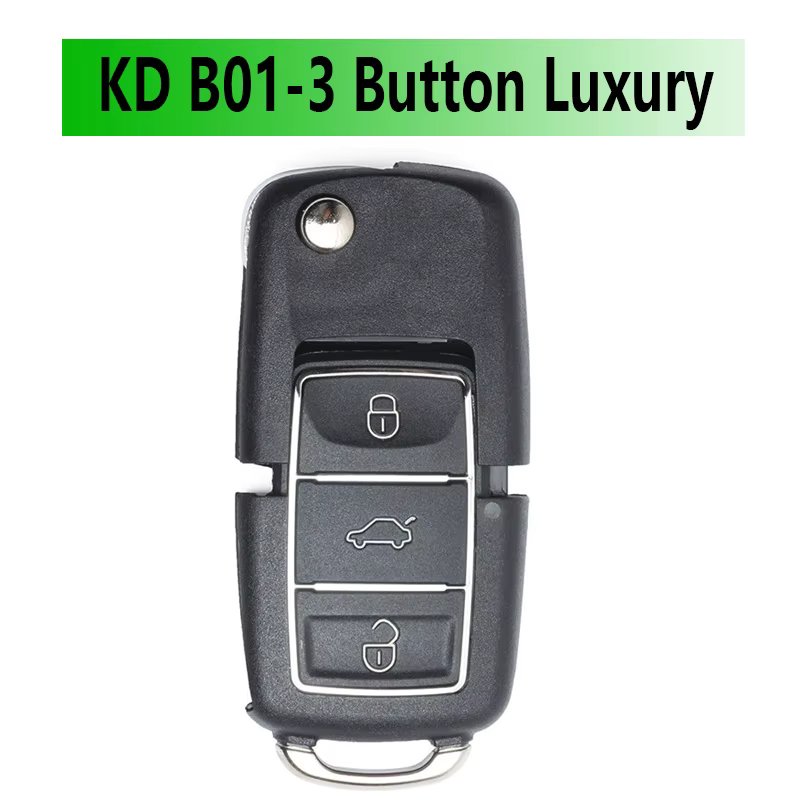 5pcs/Lot KEYDIY KD B01 3 Buttons LUXURY BLACK KD Remote Car Key For KD900/MINI/KD-X2 Programmer B Series Universal Control