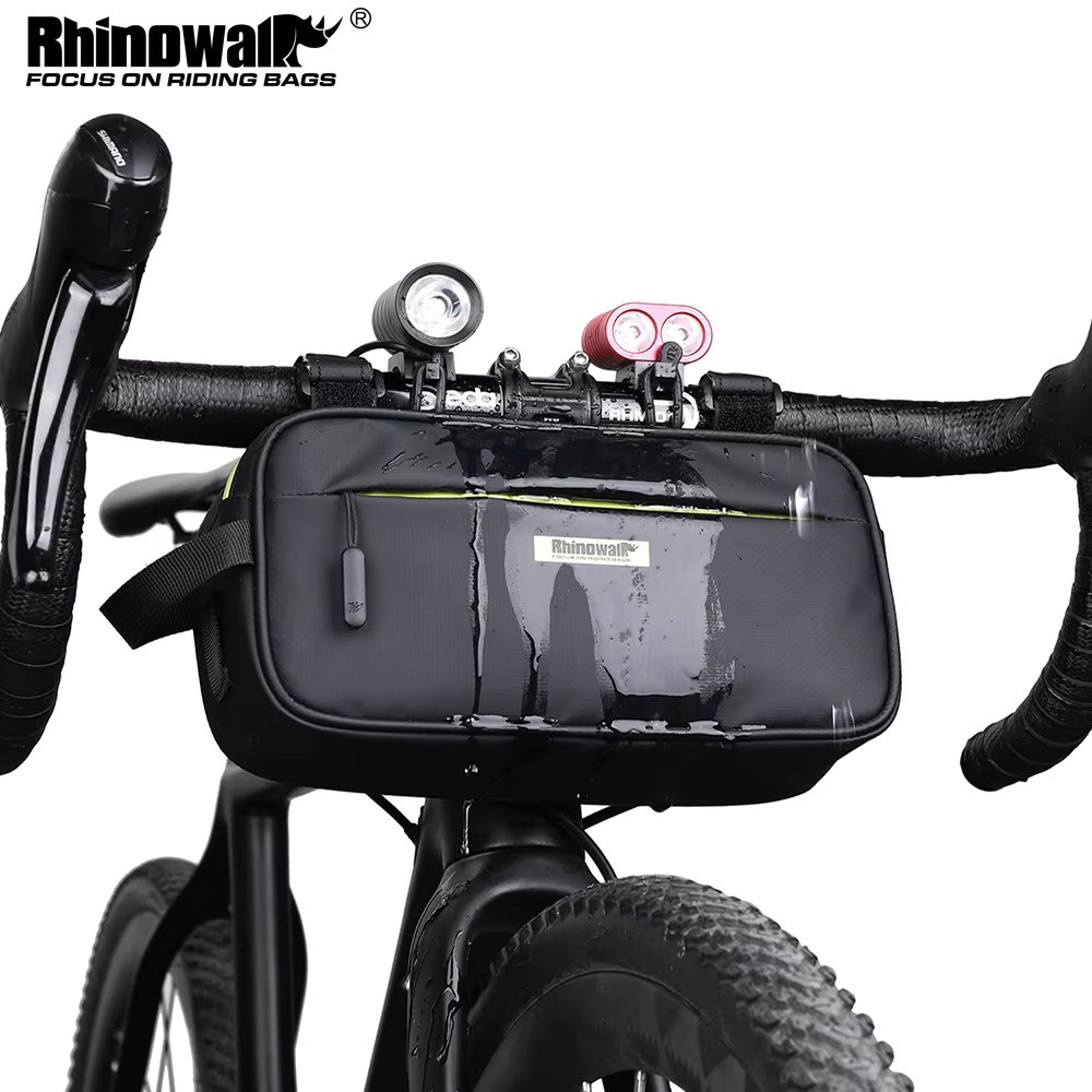 Rhinowalk  Handlebar Bag Waterproof Bicycle Bags Frame Pannier Bag Multifunction Portable Shoulder Bag Bike Accessorie