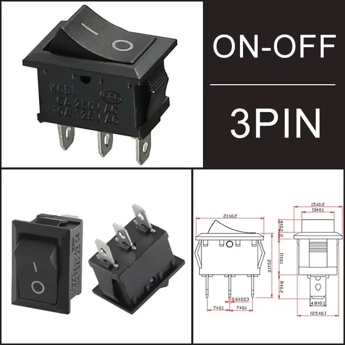 Black 3Pin