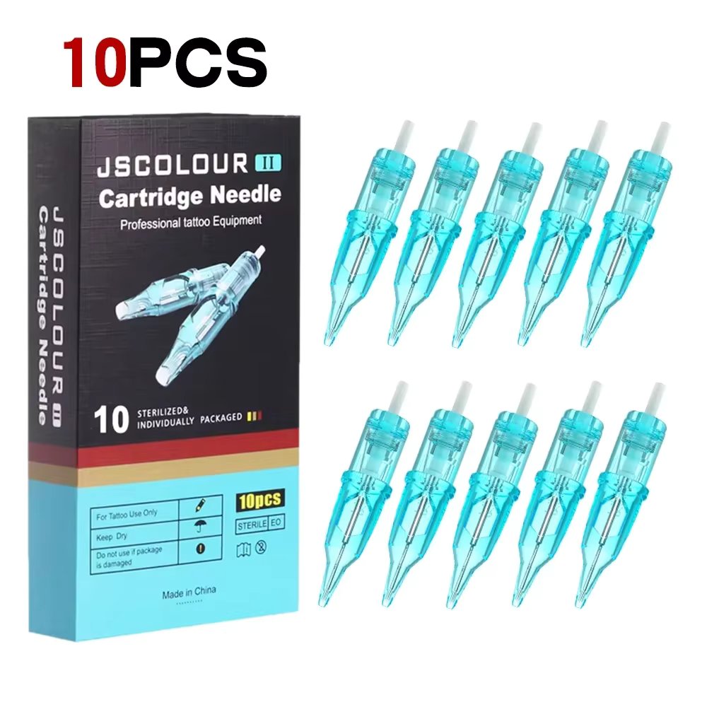 10pcs Newest Disposable Tattoo Cartridge Needles RL RM RS M1 Series For Tattoo Machine Needles Permanent Makeup Supplies