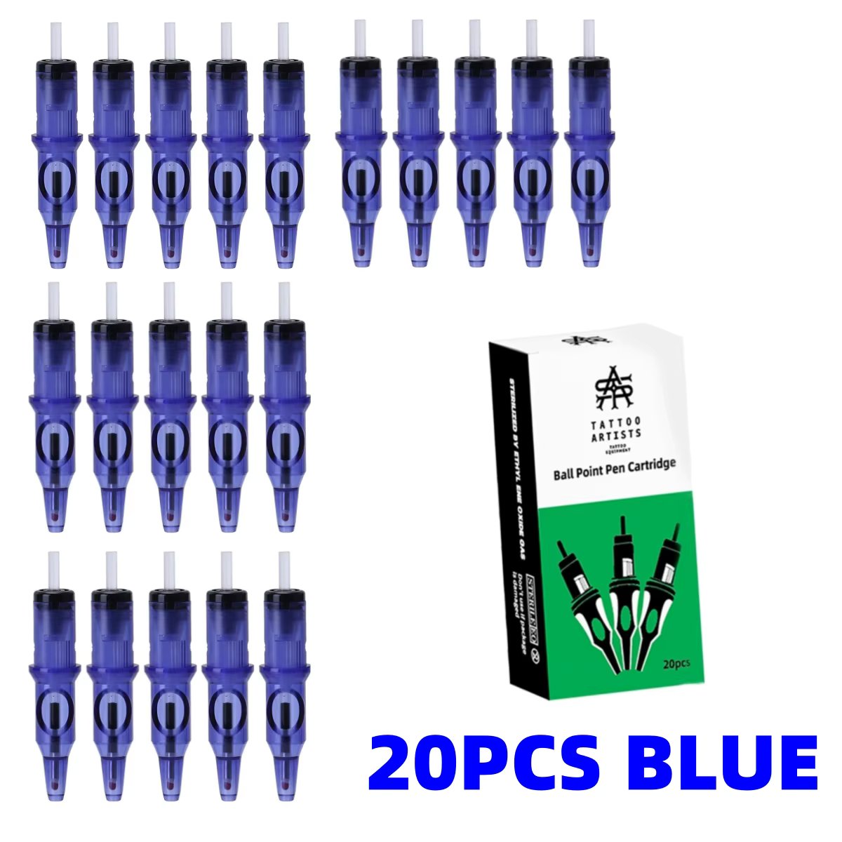 20PCS BLUE