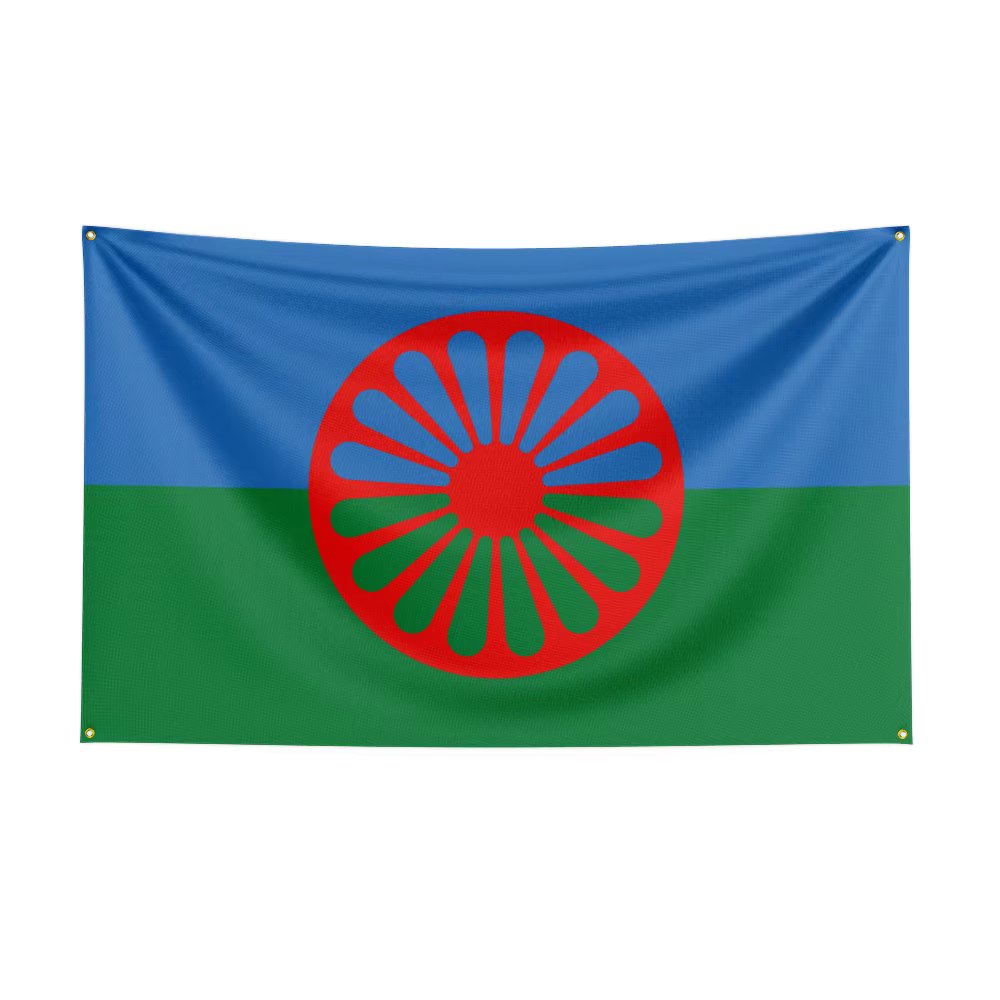 3X5Ft Gypsy Romani Peoples Flag For Decor