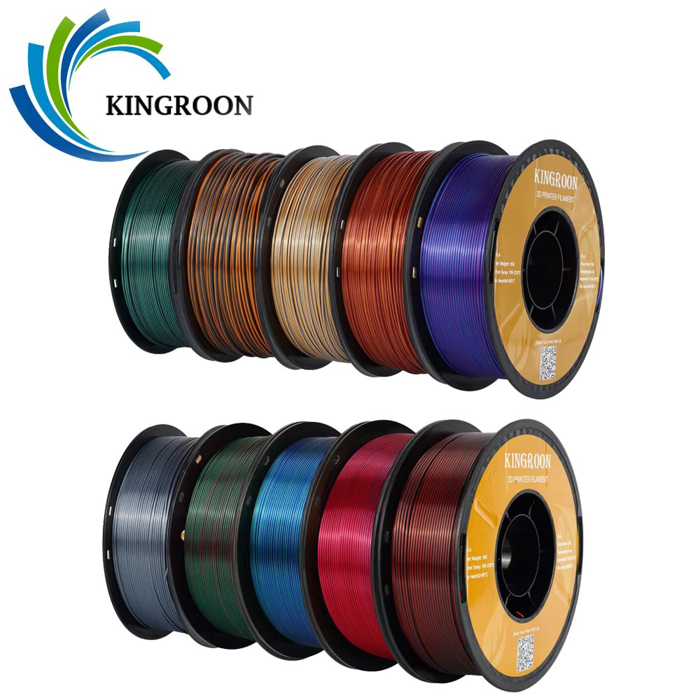 5KG 10KG PLA PETG TPU Filament 1.75mm Accuracy+/-0.03mm 1KG/Spool(2.2lbs) Without Clogging No Warping 3D Printer Filament