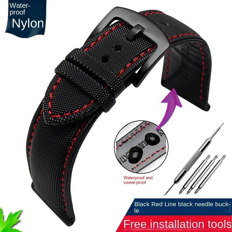 Black red black pin