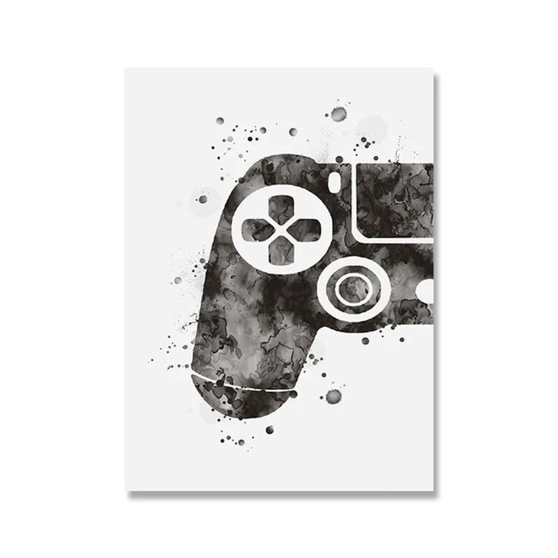 Game Zone Controllers Wall Decal Vinyl Art Home Decor Gaming Room Gamer Video Game Sticker Removable Wallpaper Mural AB30