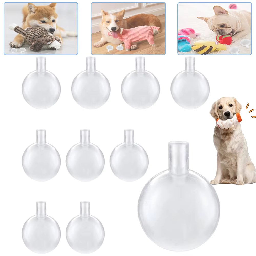 10pcs Squeakers Maker Plush Toy Repair Reed Insert Airbag Replacement for Dog Cat Toy Repair Baby Toy DIY Toy Accessories