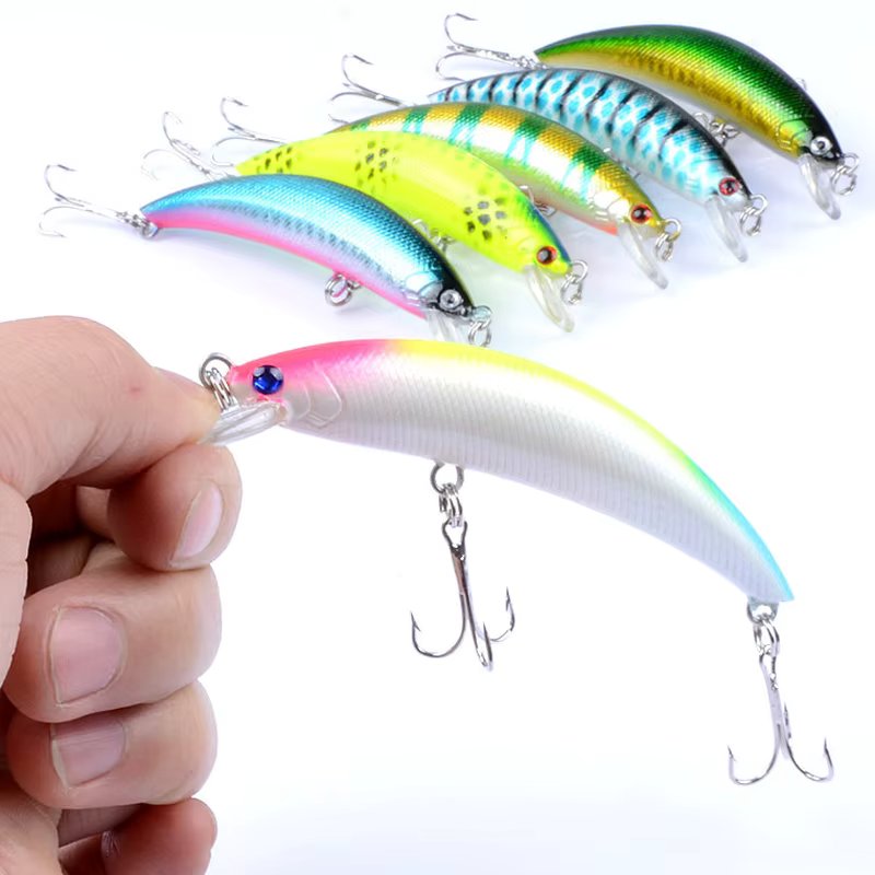 1PCS Popper Fishing lure Crankbait Iscas 95mm/9g Artificial Pike Wobblers ABS Hard Bait Pesca Bass Carp Bait Fishing tackle