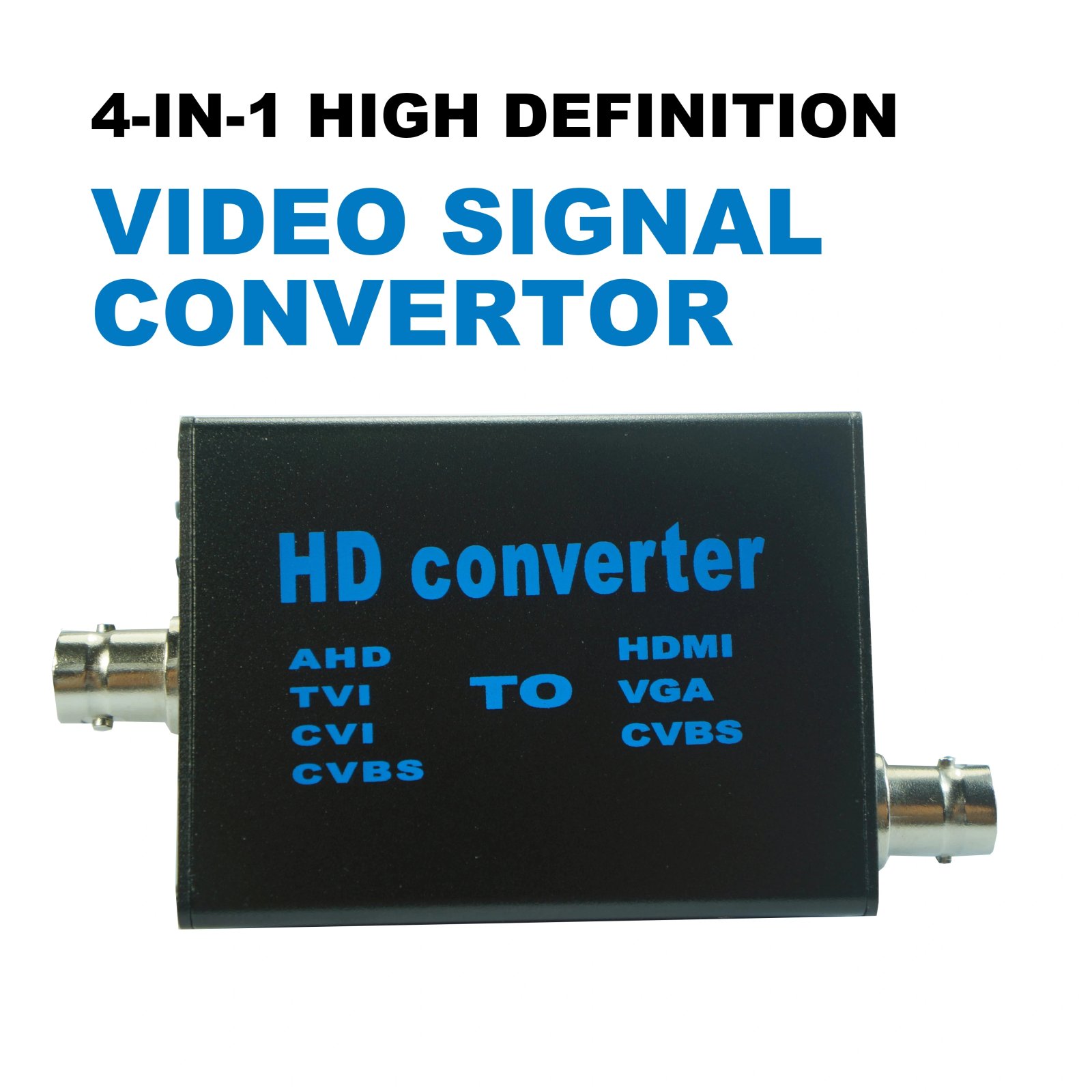 Analog signal Video Converter TVI AHD CVI to HDMI/VGA/CVBS digital  4 in 1 TV Full HD 1080p for Security Monitoring NTSC/PAL