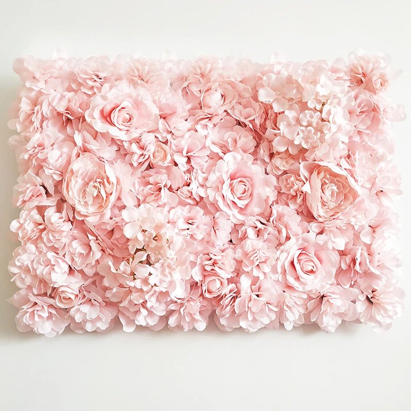 pink flower wall